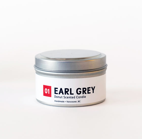 Earl Grey Donut Scented Candle